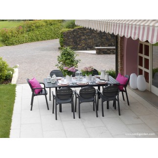 Conjunto comedor Alloro 8 Extensible de Nardi