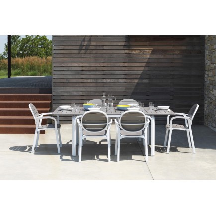 OFERTA Conjunto comedor Alloro 6 Extensible de Nardi